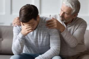 Dads struggling with addiction and mental health.